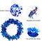 3 Rolls Tinsel Stars Wire Garlands, 26 Feet Red White Blue Star Tinsel Garlands for Wreath Making, Gift Wrapping and DIY Craft Projects